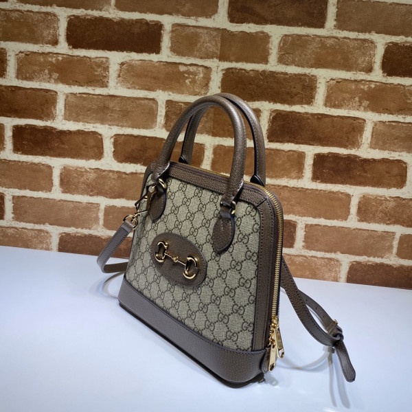 HOT SALE GUCCI 1955 Horsebit small top handle bag