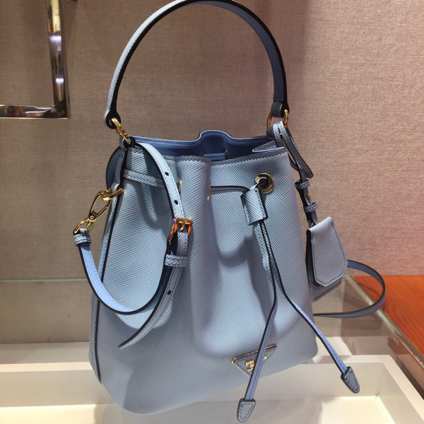 HOT SALE PRADA Saffiano Leather Bucket Bag