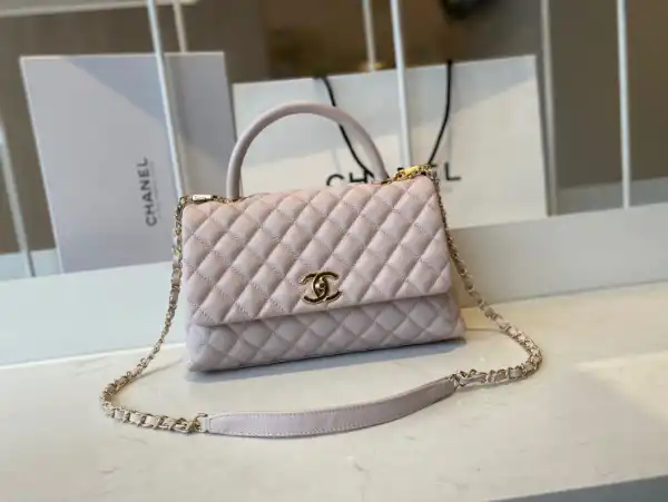 CHANEL LARGE FLAP BAG WITH TOP HANDLE