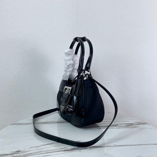 HOT SALE PRADA Moon padded nappa-leather bag