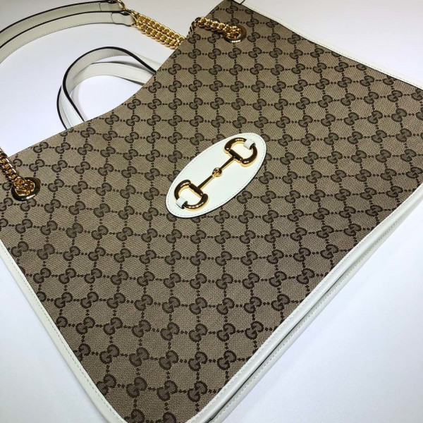 HOT SALE GUCCI 1955 Horsebit large tote bag