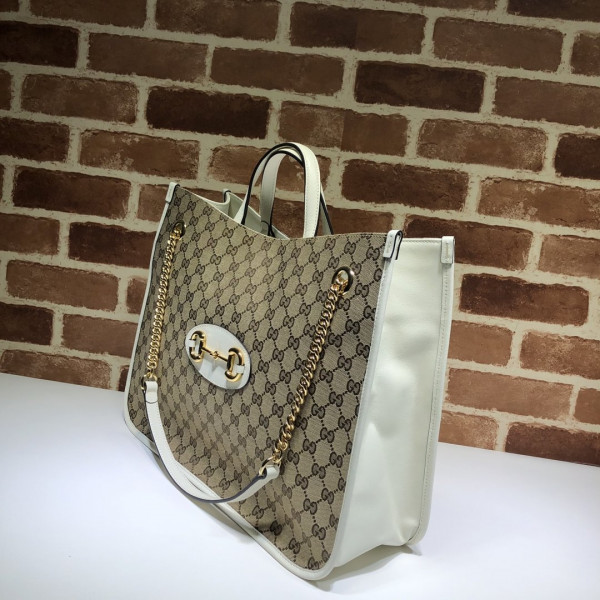 HOT SALE GUCCI 1955 Horsebit large tote bag