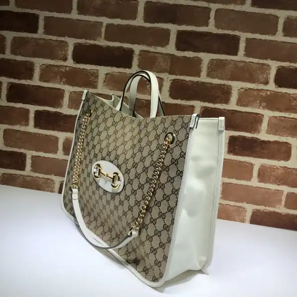 Affordable TO GUCCI 1955 Horsebit large tote bag