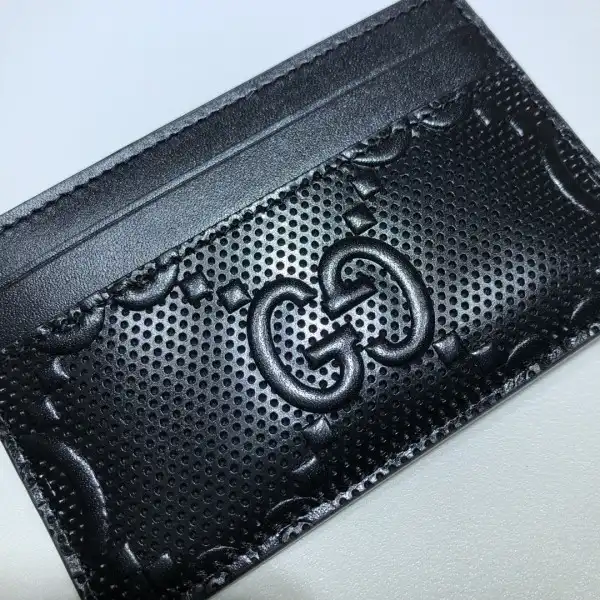 Cheap GUCCI GG embossed card case