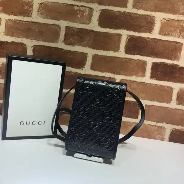 GUCCI GG embossed mini bag