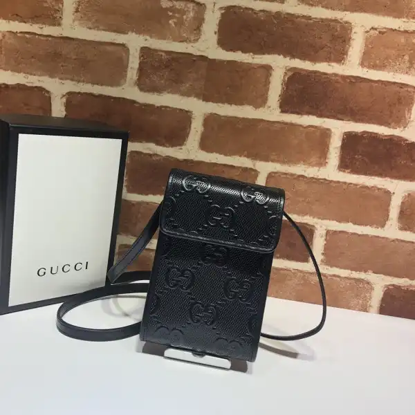 GUCCI GG embossed mini bag