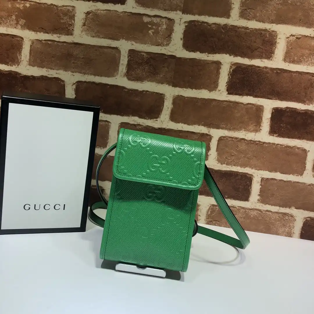 GUCCI GG embossed mini bag