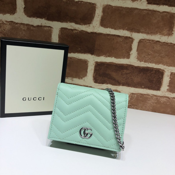 HOT SALE GUCCI GG Marmont chain wallet