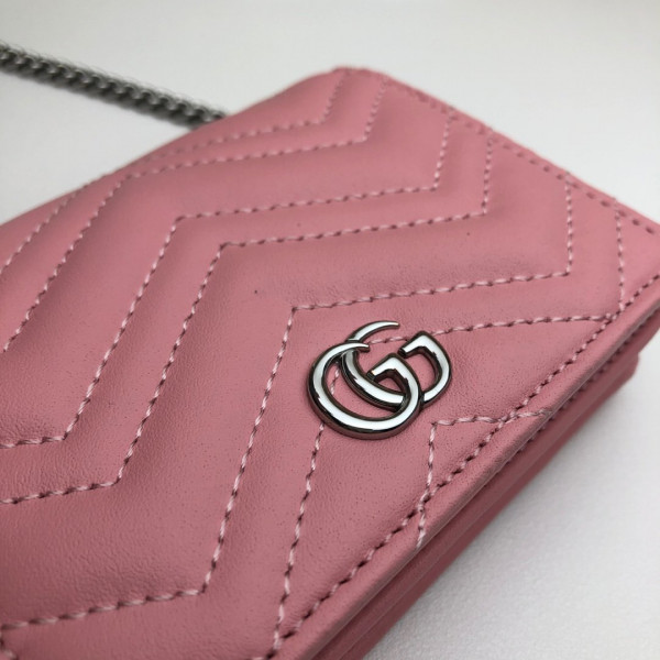 HOT SALE GUCCI GG Marmont chain wallet