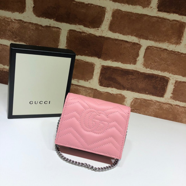 HOT SALE GUCCI GG Marmont chain wallet