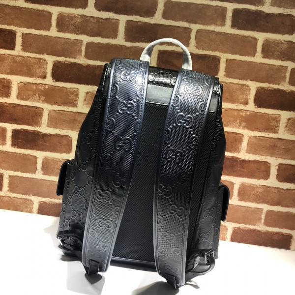 [FREE SHIPPING] GUCCI GG embossed backpack