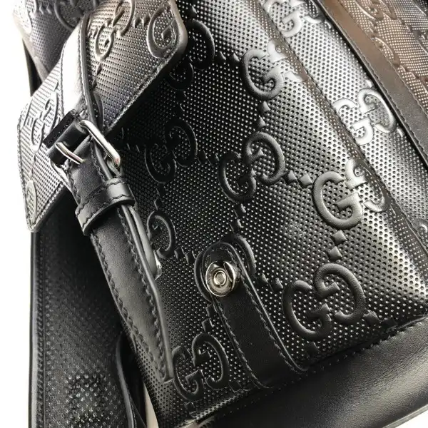 GUCCI GG embossed backpack