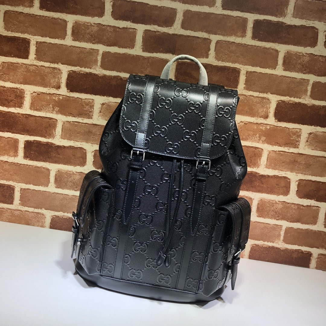 HOT SALE GUCCI GG embossed backpack