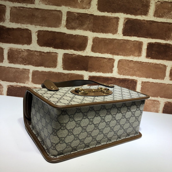 HOT SALE GUCCI 1955 Horsebit small top handle bag