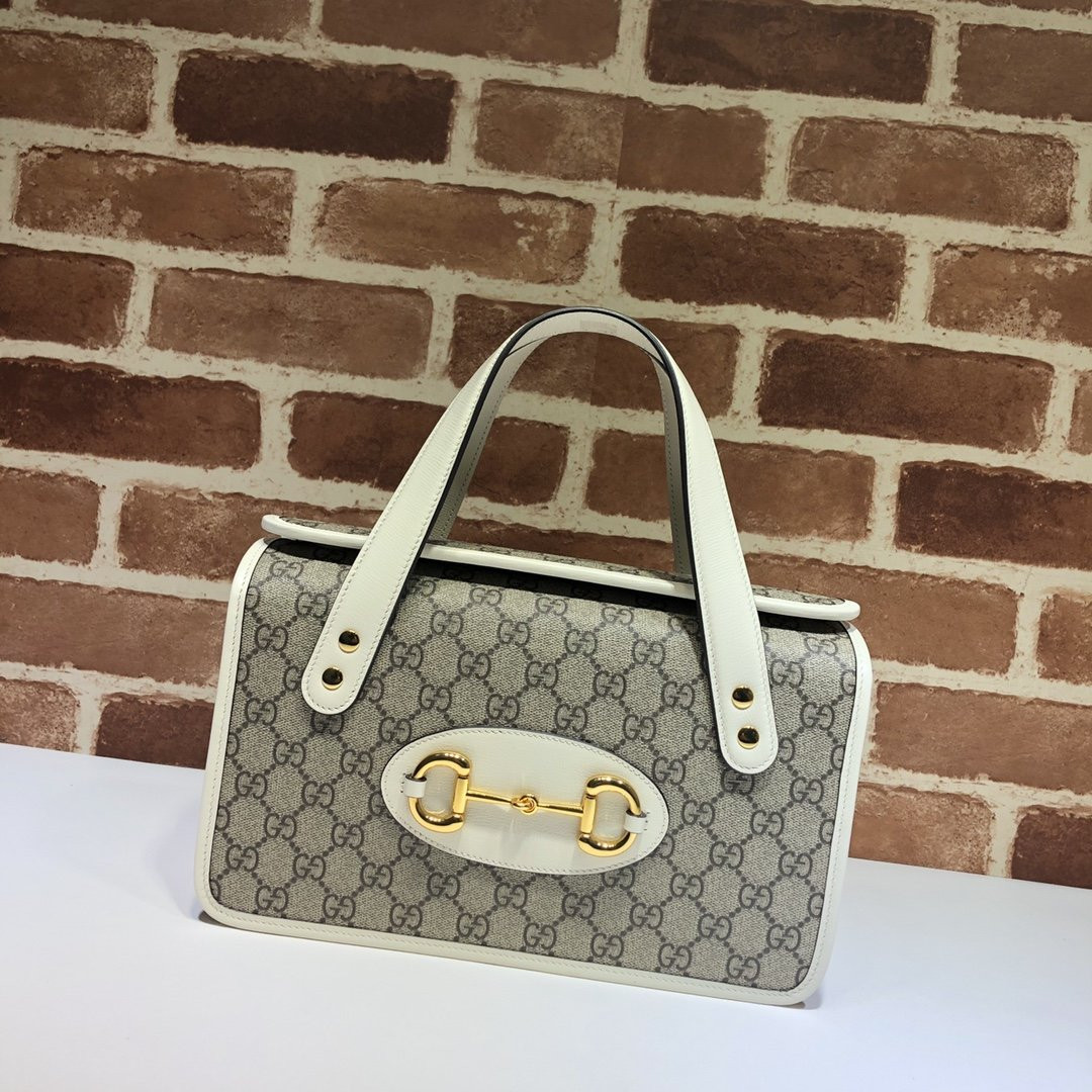 HOT SALE GUCCI 1955 Horsebit small top handle bag