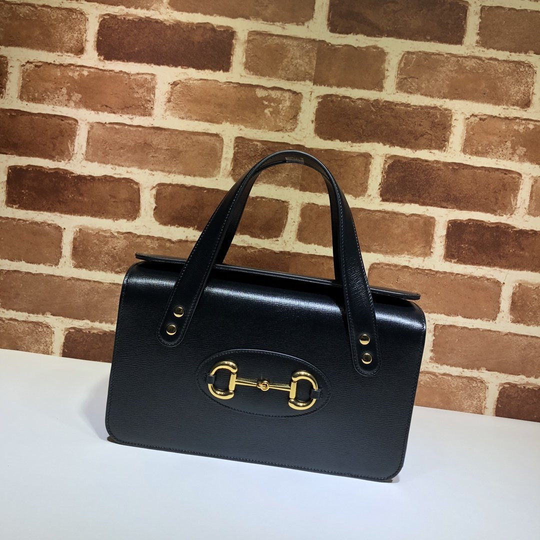 HOT SALE GUCCI 1955 Horsebit small top handle bag