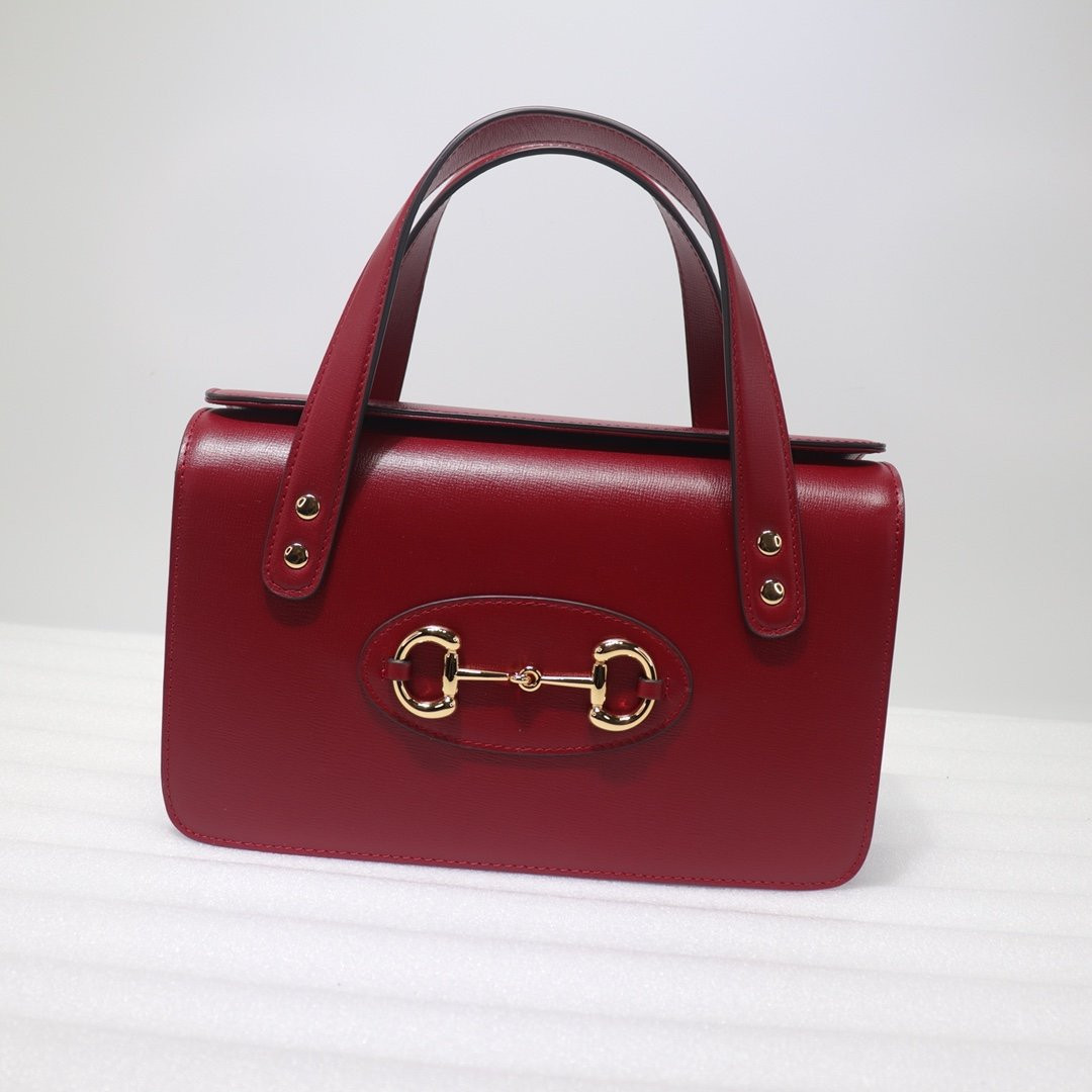 HOT SALE GUCCI 1955 Horsebit small top handle bag