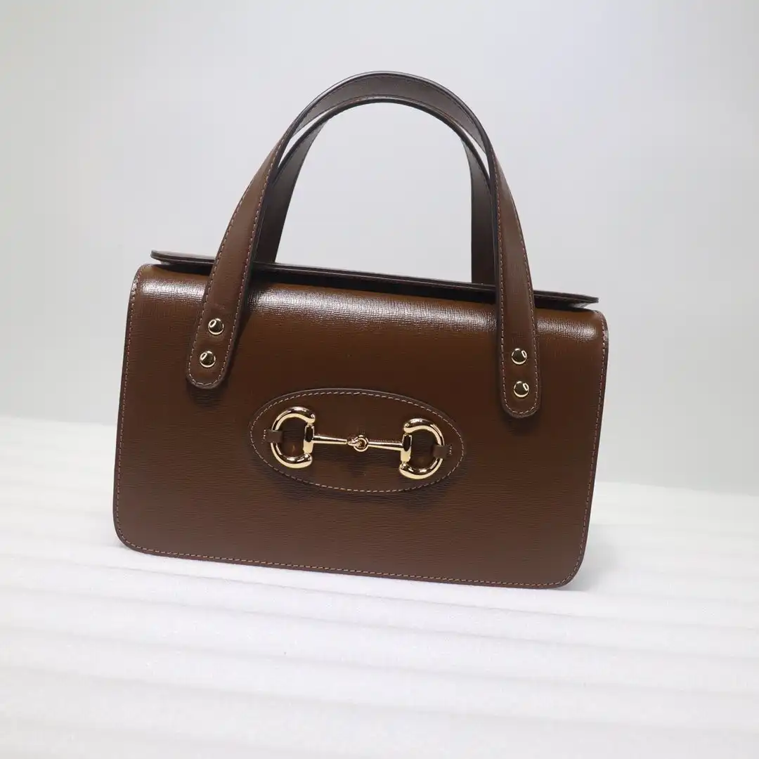 First bag ru GUCCI 1955 Horsebit small top handle bag