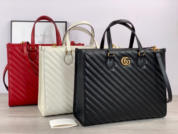 HOT SALE GUCCI GG Marmont medium tote bag