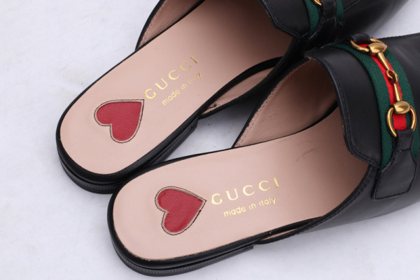 HOT SALE GUCCI Princetown leather slipper