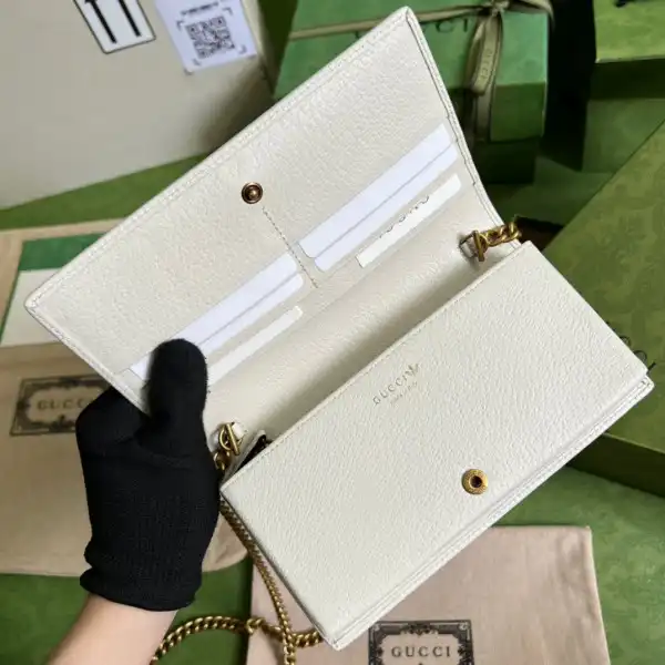 Adidas x Gucci wallet with chain