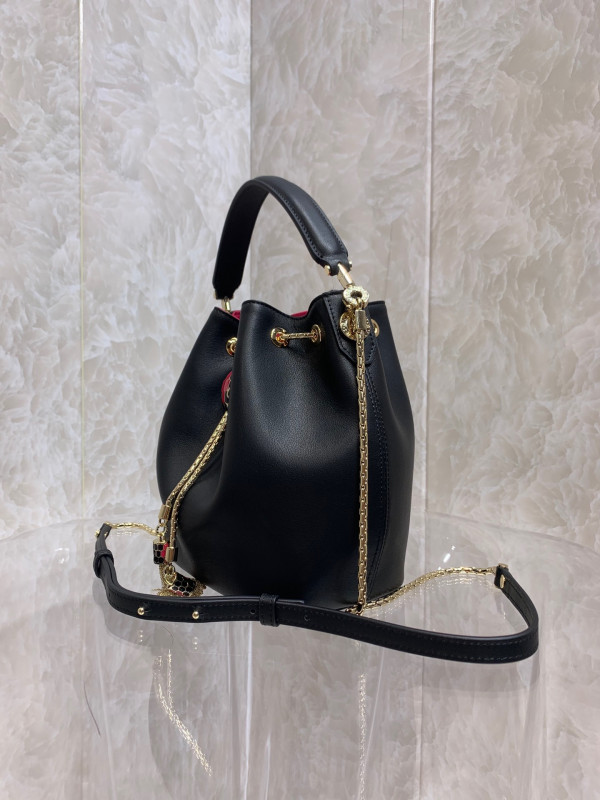 HOT SALE BVLGARI SERPENTI FOREVER BUCKET BAG