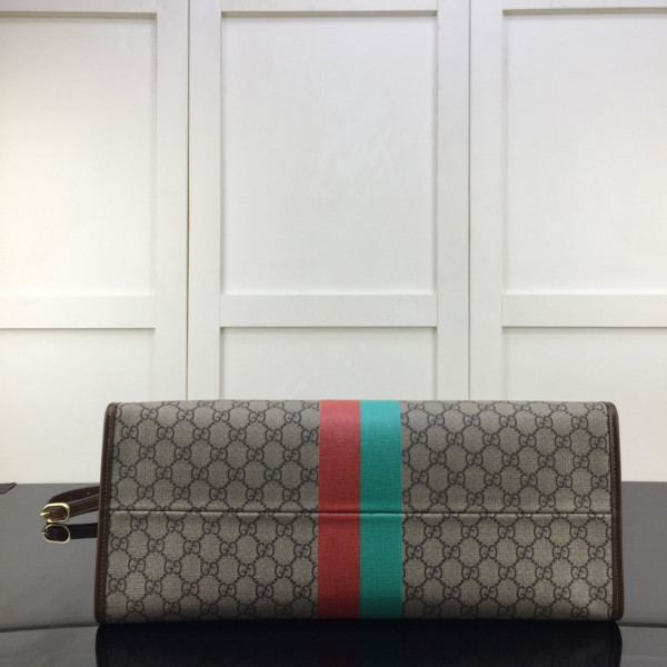 HOT SALE GUCCI 'Fake Not' print large tote bag