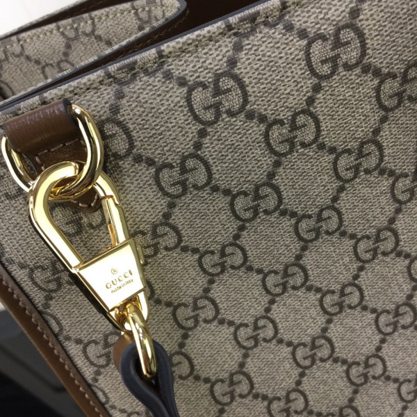 HOT SALE GUCCI 'Fake Not' print large tote bag