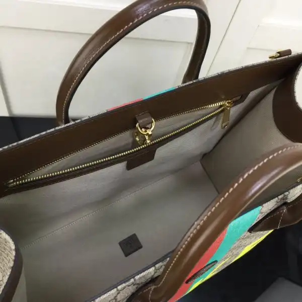 GUCCI 'Fake Not' print large tote bag