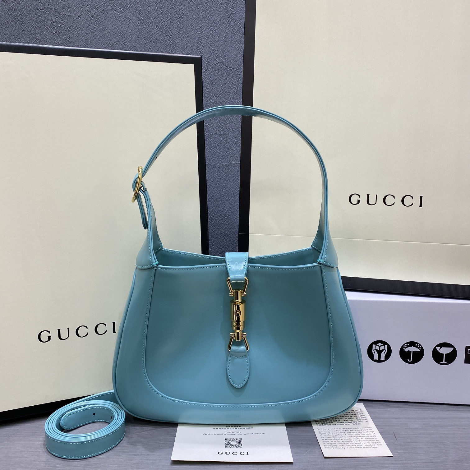 HOT SALE GUCCI Jackie 1961 small hobo bag