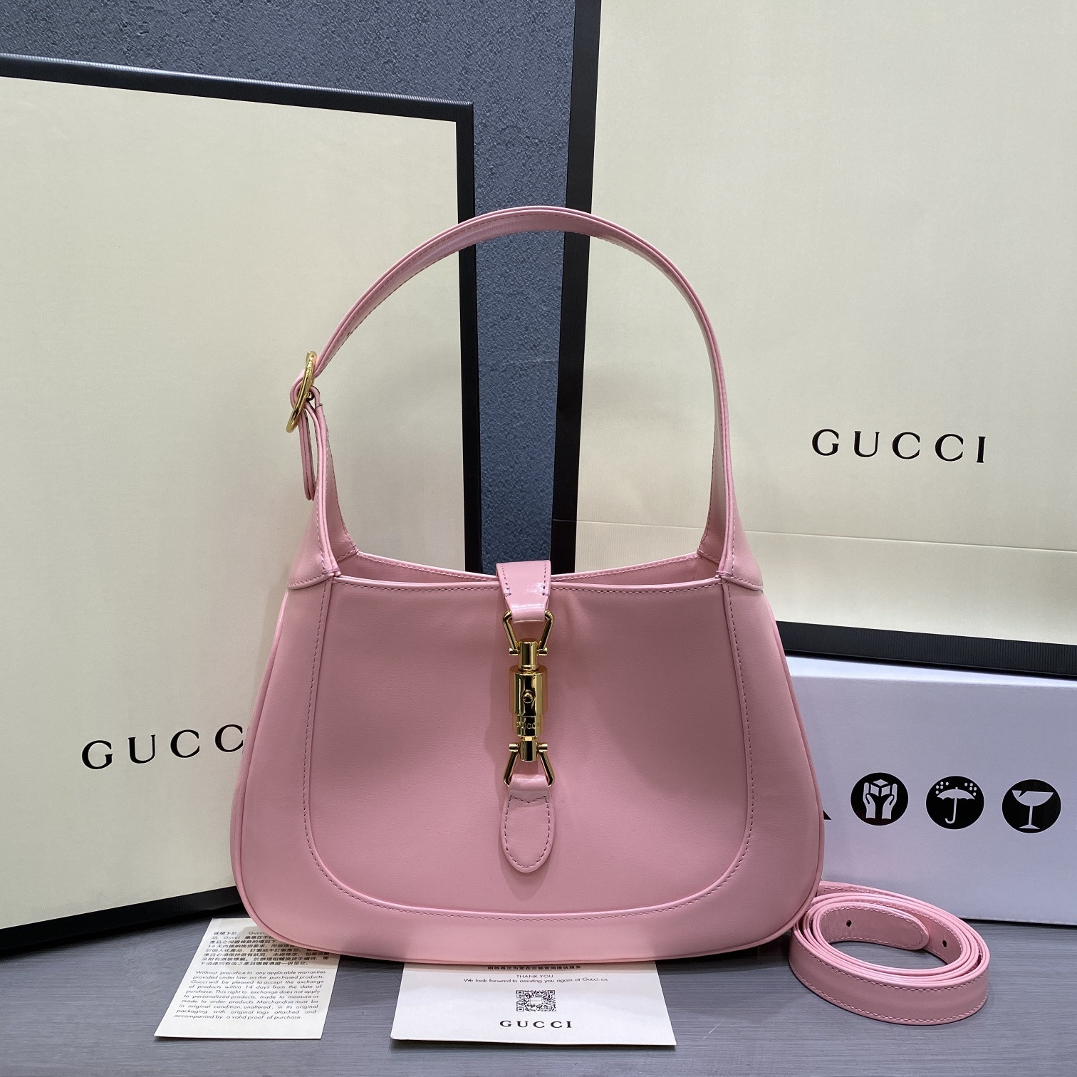 HOT SALE GUCCI Jackie 1961 small hobo bag