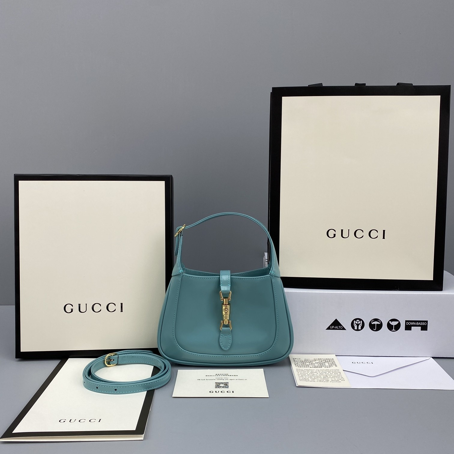 HOT SALE GUCCI Jackie 1961 mini hobo bag