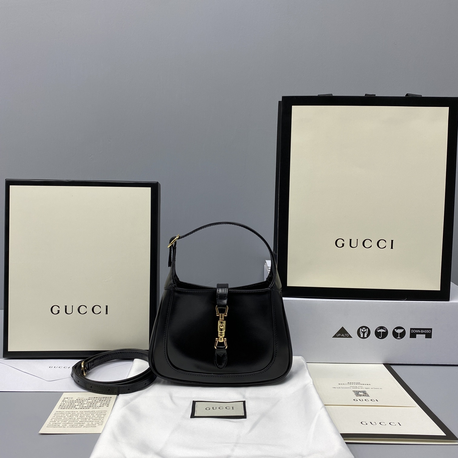 HOT SALE GUCCI Jackie 1961 mini hobo bag