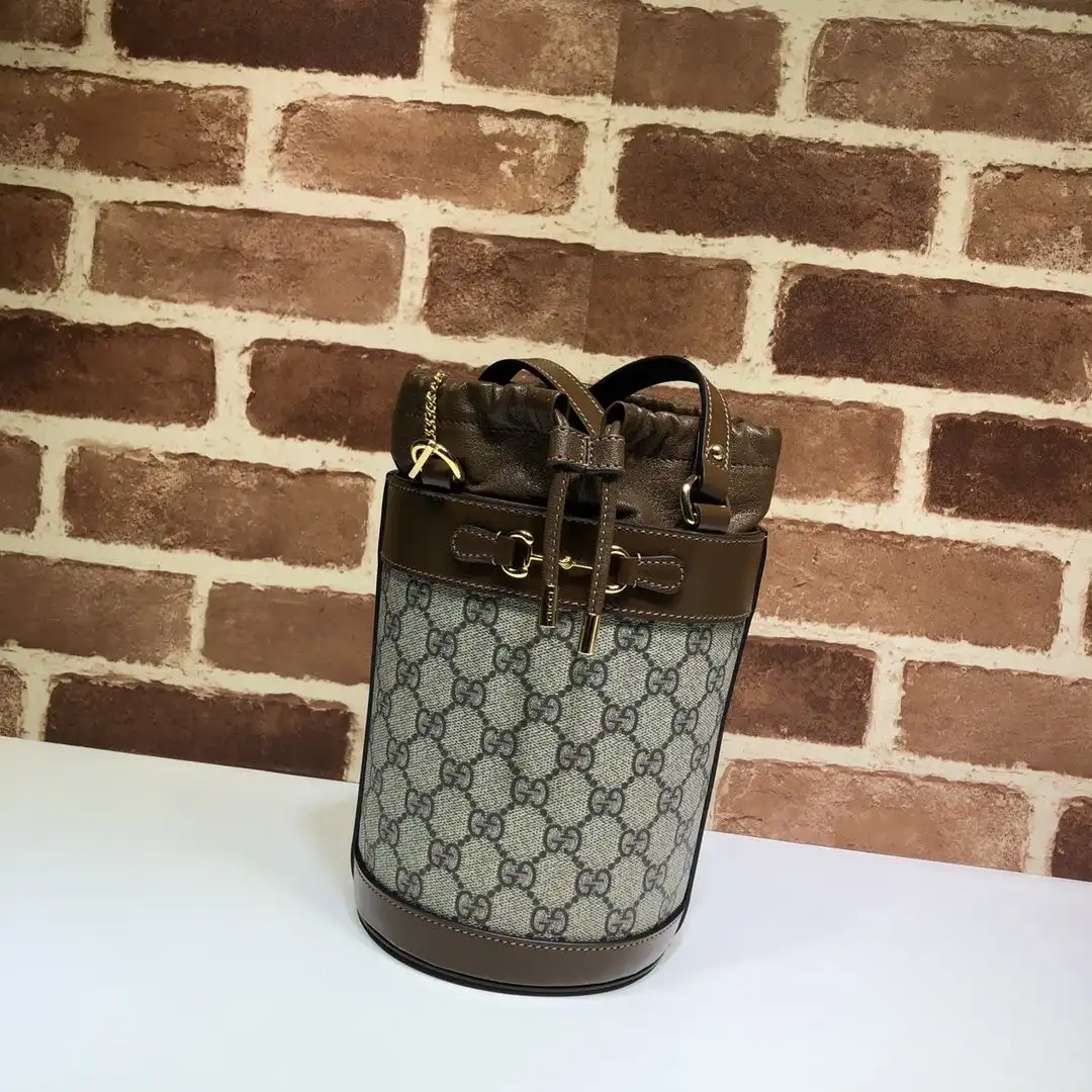 TO GUCCI Horsebit 1955 small bucket bag