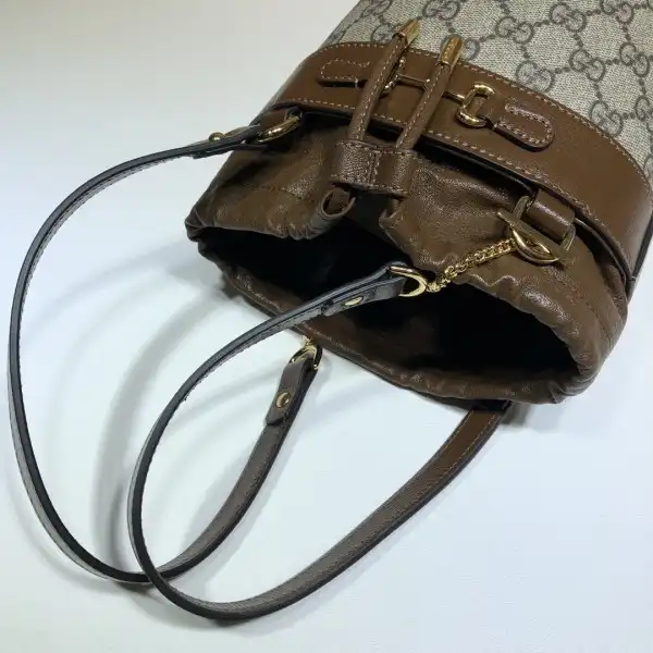 Cheap TO GUCCI Horsebit 1955 small bucket bag