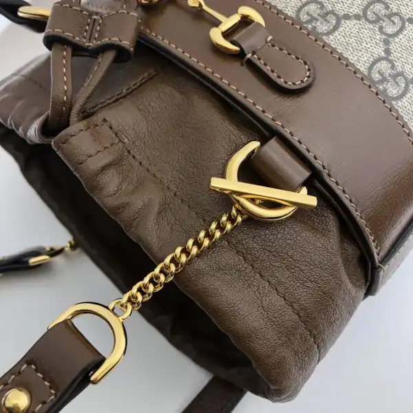 Firstbag Ru GUCCI Horsebit 1955 small bucket bag