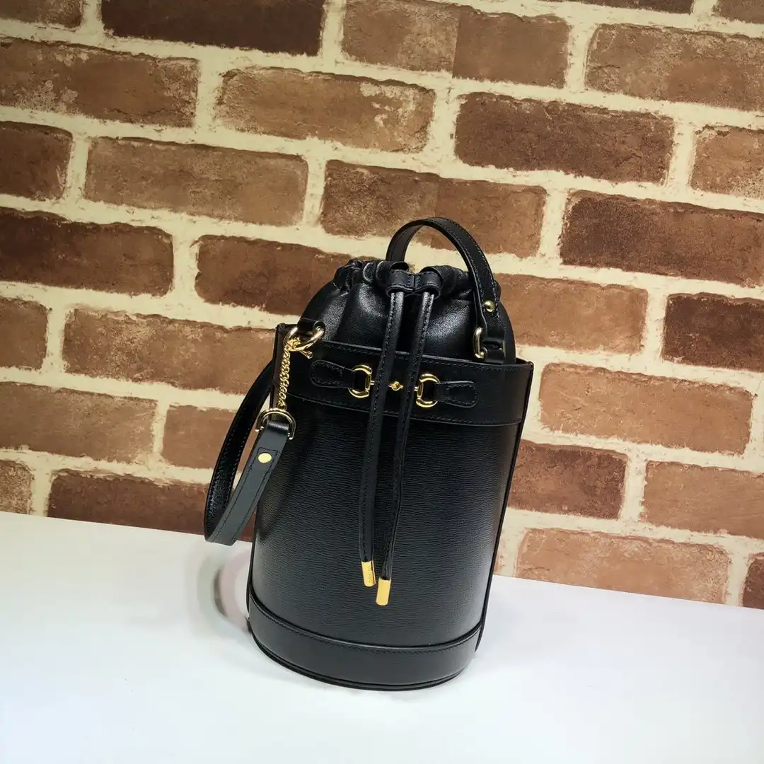 TO GUCCI Horsebit 1955 small bucket bag