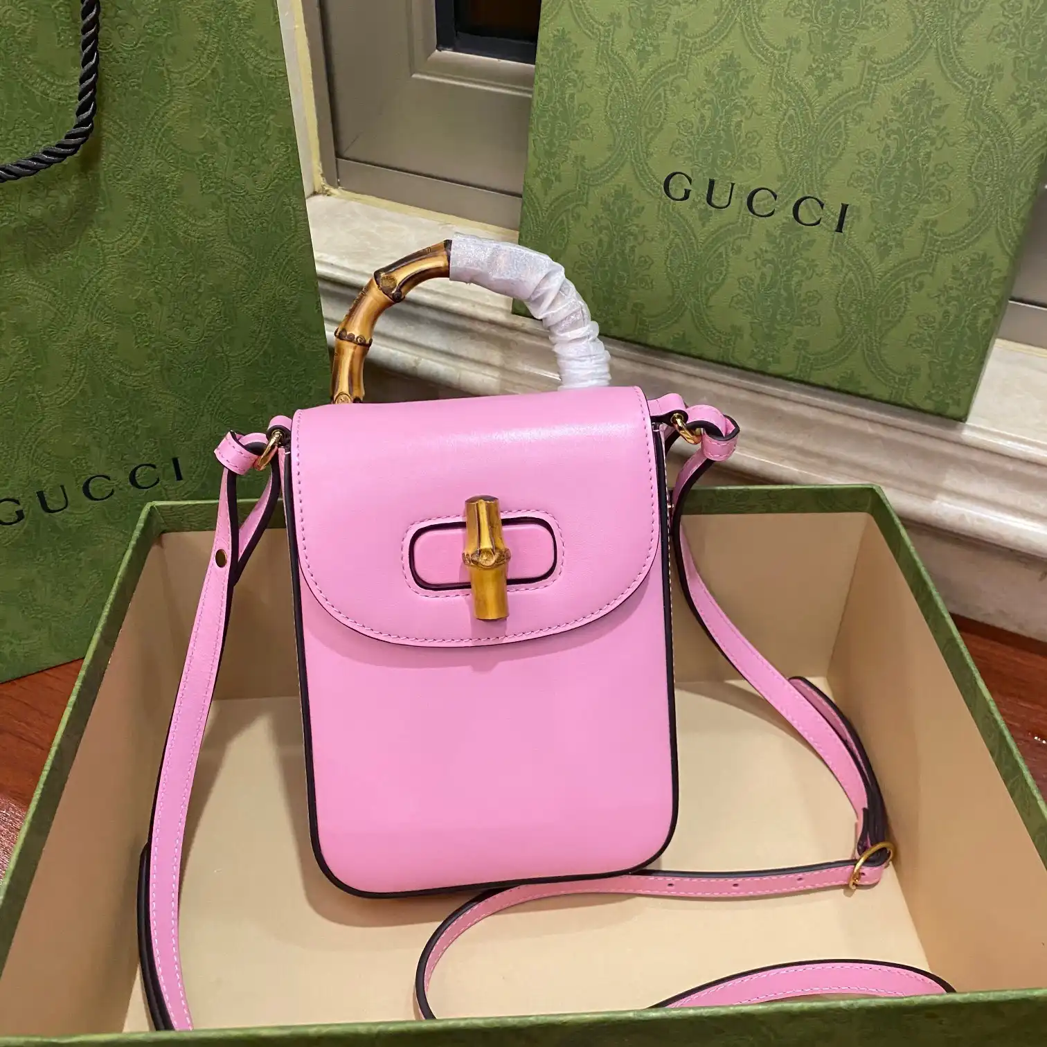 Gucci Bamboo mini handbag