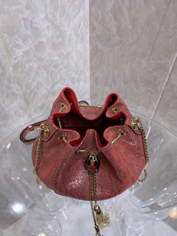 HOT SALE BVLGARI SERPENTI FOREVER BUCKET BAG