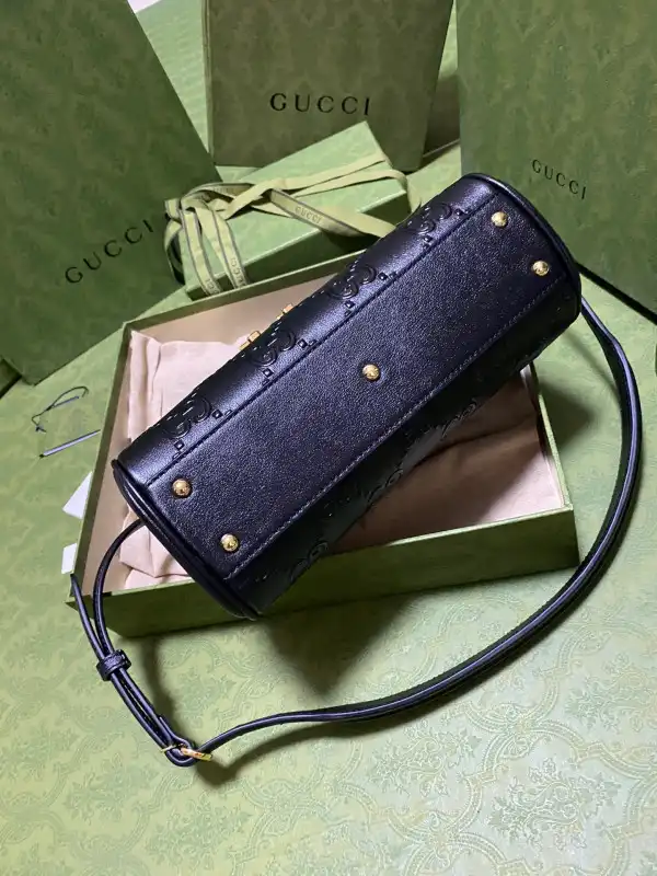 First Bag Ru GUCCI Small GG top handle bag