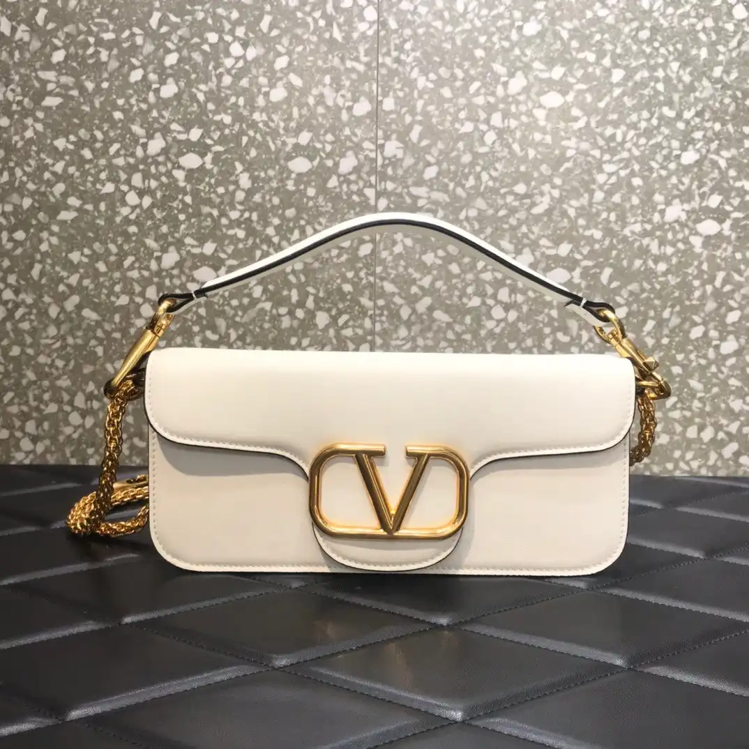 First bag ru VALENTINO LOCÒ CALFSKIN SHOULDER BAG