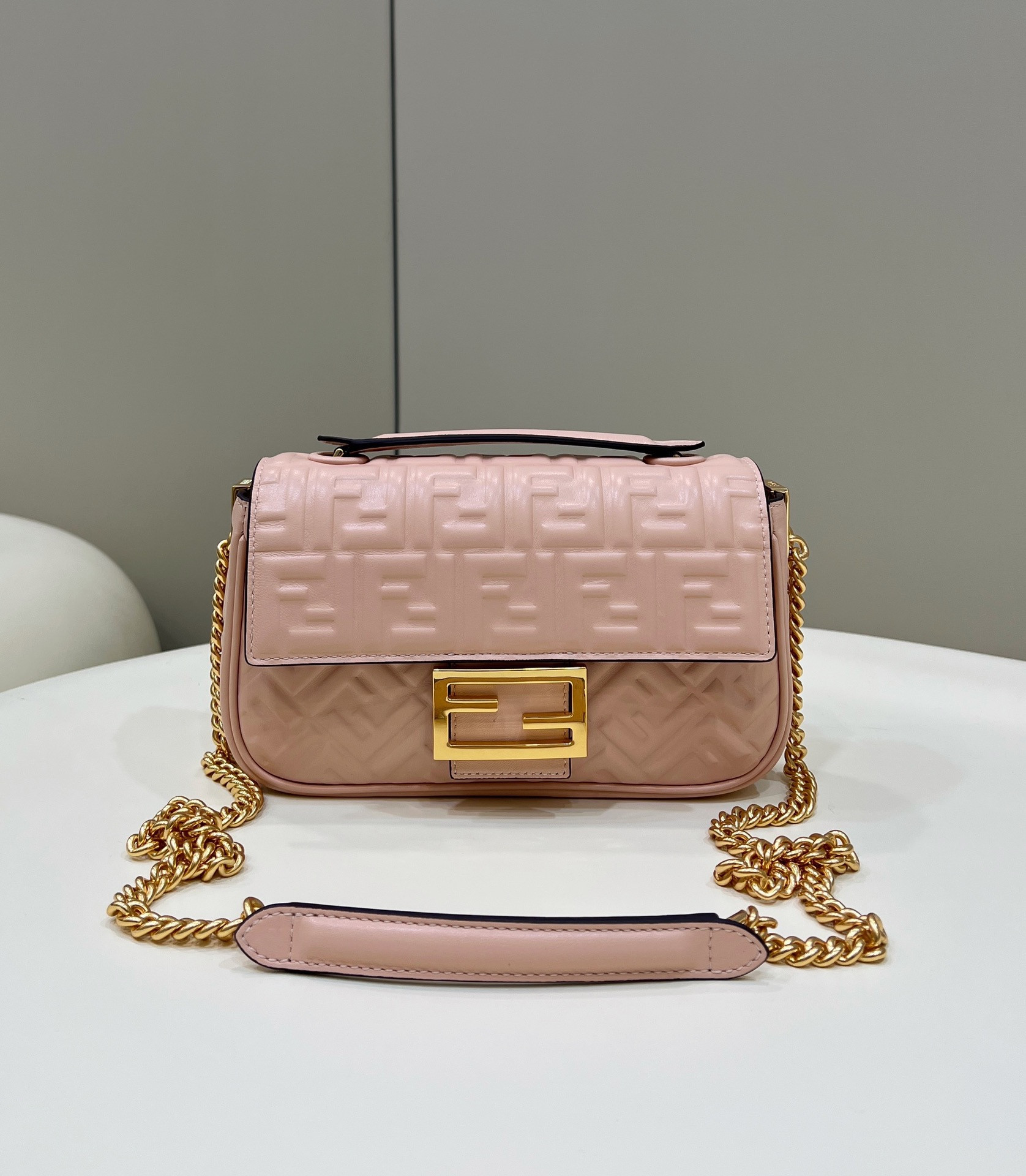 FENDI BAGUETTE CHAIN MIDI 397B98-24*14*7CM