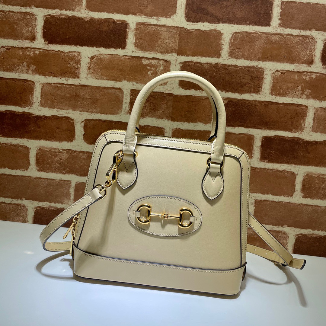 HOT SALE GUCCI 1955 Horsebit small top handle bag