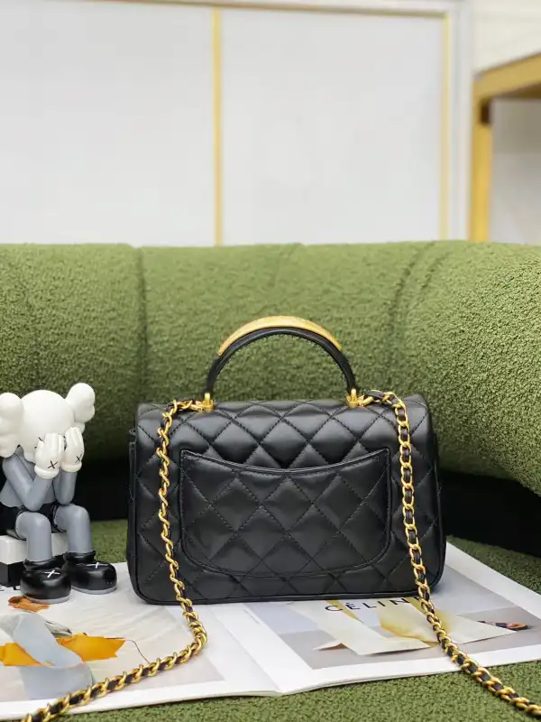 First bag ru CHANEL MINI FLAP BAG WITH TOP HANDLE