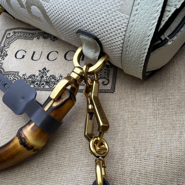 HOT SALE Gucci Small top handle bag with Bamboo