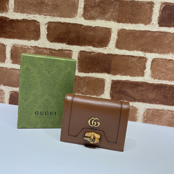 HOT SALE Gucci Diana card case wallet