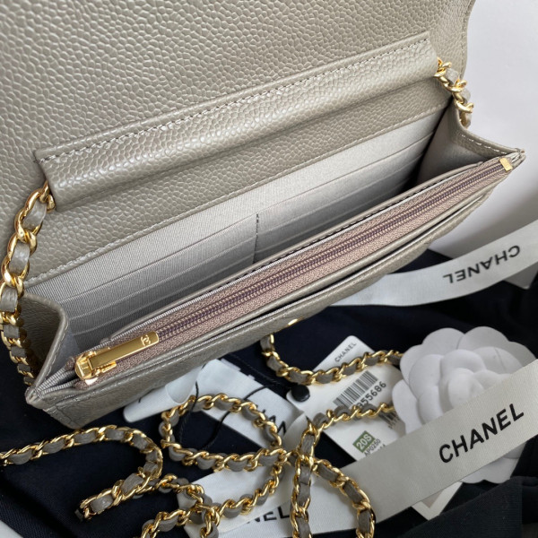 HOT SALE CL CHAIN WALLET CAVIAR NEW EDITION