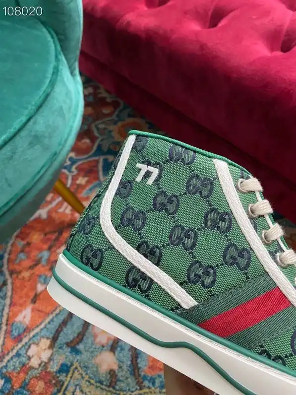 GUCCI Tennis 1977 GG Multicolor high-top