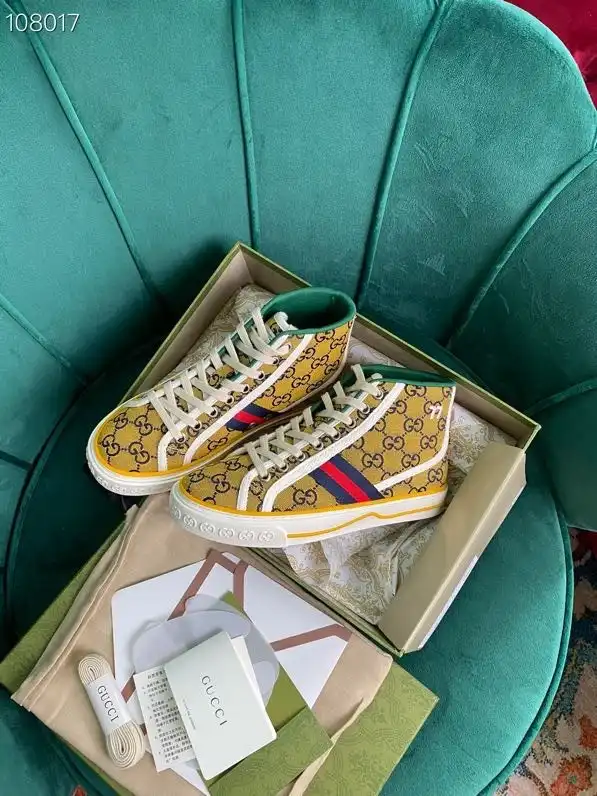 Bagsoffer yupoo GUCCI Tennis 1977 GG Multicolor high-top