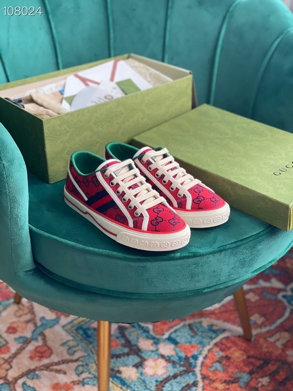 HOT SALE GUCCI Tennis 1977 GG Multicolor sneaker